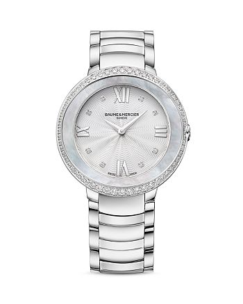 Baume & Mercier Promesse Diamond Watch, 34mm | Bloomingdale's