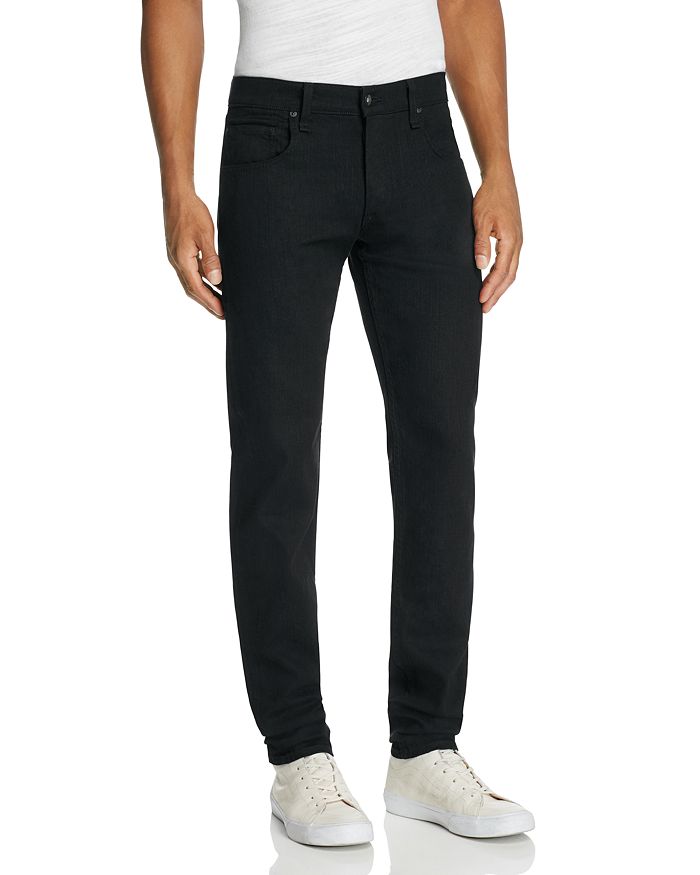 rag & bone Standard Issue Fit 1 Skinny Fit Jeans in Black | Bloomingdale's