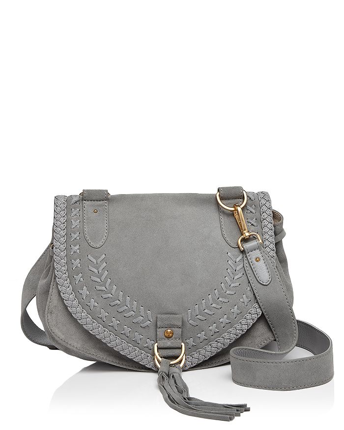 See by Chlo Collins Suede Shoulder Bag Bloomingdale s