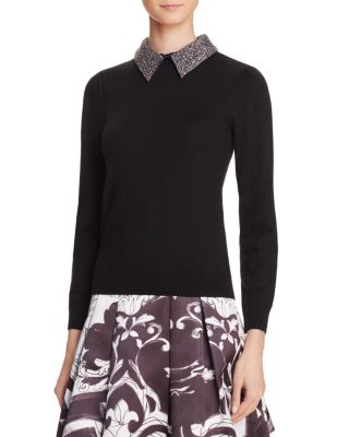 Olivia Era Embellished Collar Sweater 