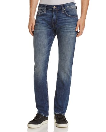 Mavi Zach Straight Fit Jeans in Mid Shade Williamsburg | Bloomingdale's