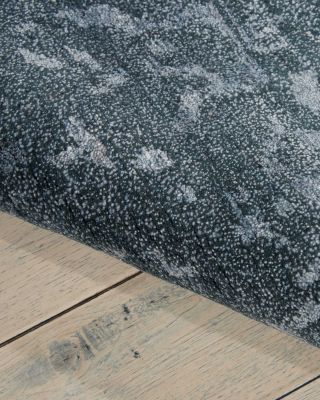 Silk Shadows Rug Collection - Abstract Blue Stone