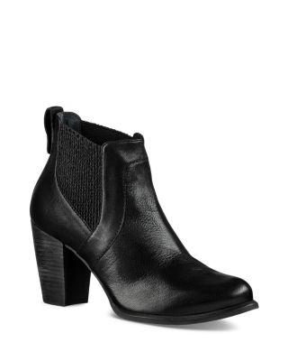 ugg leather heeled boots