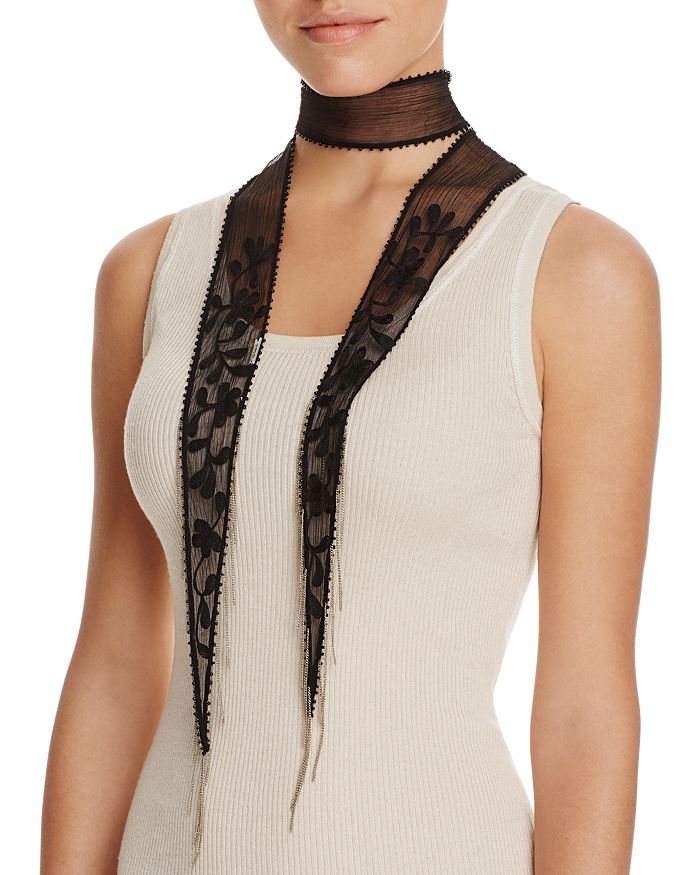 Chan luu skinny top scarf