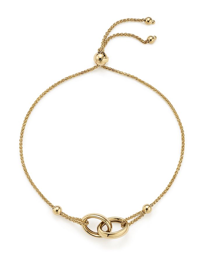 Bloomingdale's 14k Yellow Gold Double Oval Wheat Chain Bracelet - 100% Exclusive