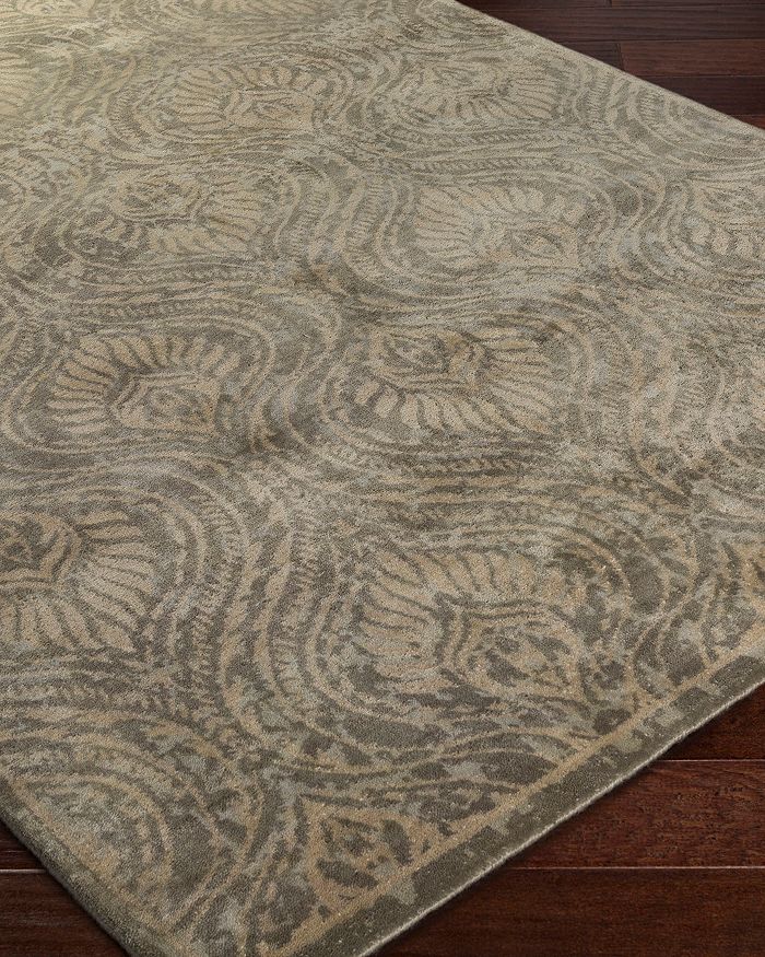 Surya Thompson Area Rug, 6' X 9' In Beige/olive