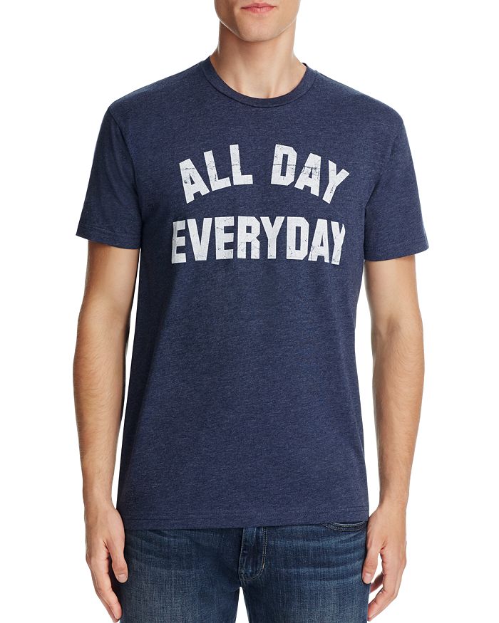 Kid Dangerous All Day Graphic Tee In Navy