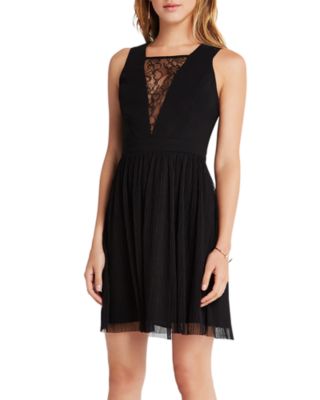 BCBGeneration Lace-Inset Dress | Bloomingdale's