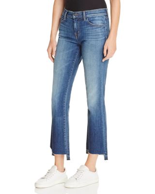 J Brand Selena Mid Rise Crop Jeans in Decoy Bloomingdale's