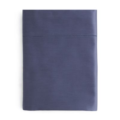 Sferra Giotto Flat Sheet, King In Indigo