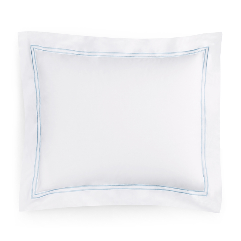Sferra Grande Hotel King Sham In White/blue
