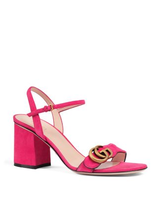 gucci marmont open toe sandals