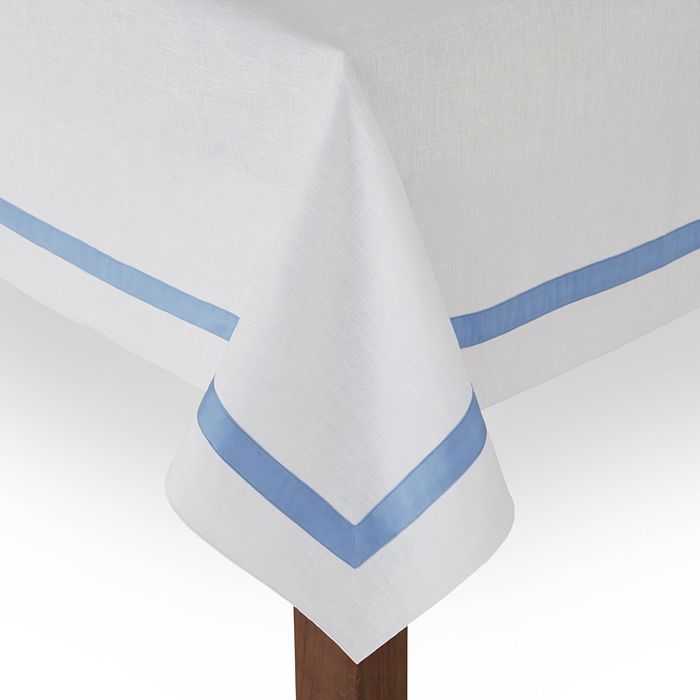 Matouk Lowell Tablecloth, 70 X 144 In Azure