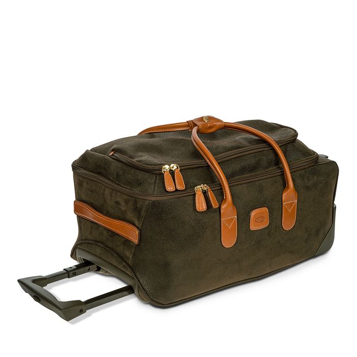 Bric's Life 21 Carry On Rolling Duffel In Olive