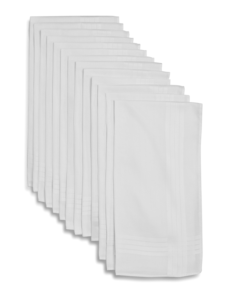 The Men's Store At Bloomingdale's Cotton Handkerchiefs, Pack Of 13 - Exclusive In White