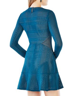 bcbg green lace dress Green Floral Lace Fitted Short Sleeve Midi Dress main image 1
