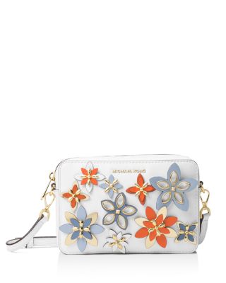 MICHAEL Michael Kors Flower Pouch Medium Multicolor Leather Camera Bag Bloomingdale s