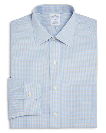 Brooks Brothers Regent Overcheck Classic Fit Dress Shirt | Bloomingdale's