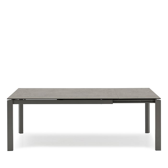 Shop Calligaris Duca Extension Dining Table In Lead Gray