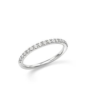 Diamond Micro-Pave Stack Ring in 14K White Gold,.25 ct. t.w.