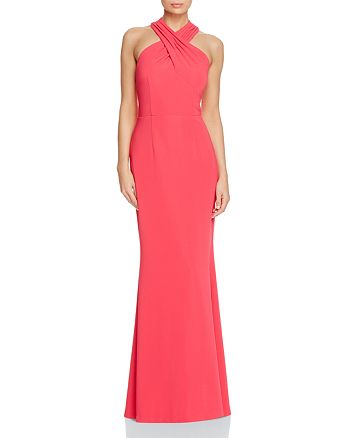 JS Collections Cross-Front Gown | Bloomingdale's