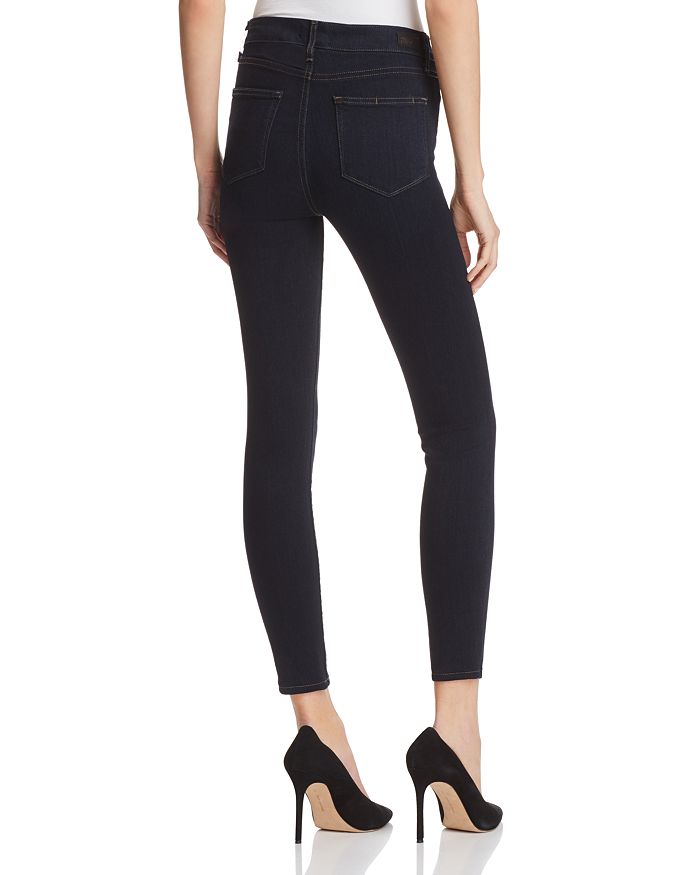 Shop Paige Hoxton High Rise Ankle Skinny Jeans In Mona