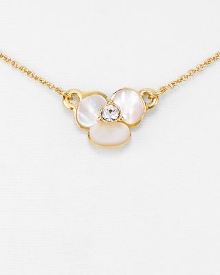 Mini Floral Pendant Necklace, 14"