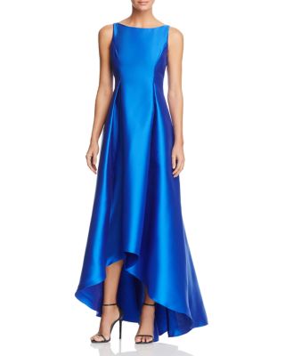 adrianna papell high low ball gown