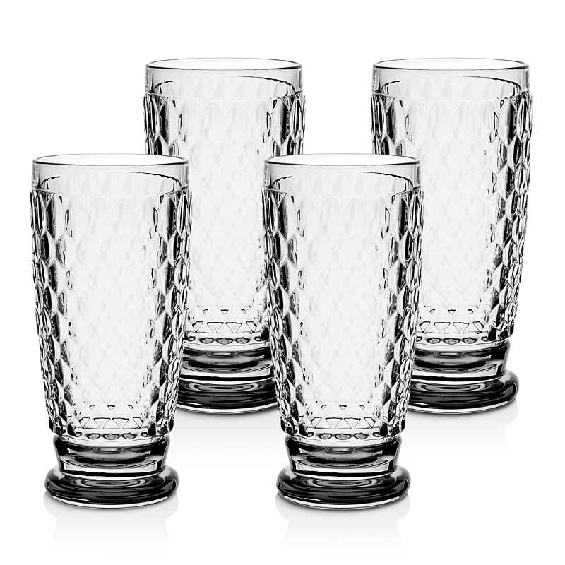 Villeroy & Boch Boston Highball Glasses, 13.5oz. Set Of 4 In Smoke