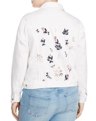 lucky brand white denim jacket