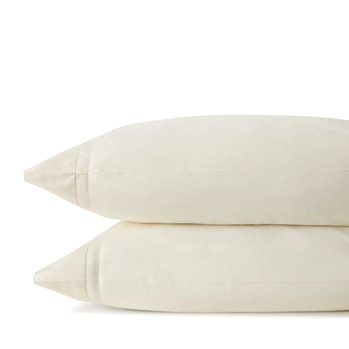 Sferra Finna Standard Pillowcase, Pair In Ivory