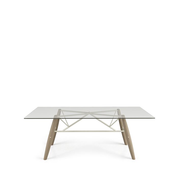 Huppe Connection Dining Table In Natural White Oak/cream