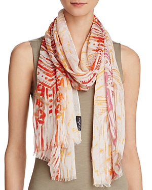 Fraas Brushed Tribal Print Scarf at Bloomingdale's