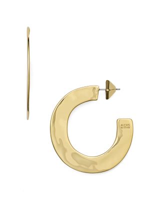 Alexis Bittar Liquid Metal Sheet Hoop Earrings Bloomingdale's