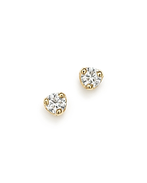 Zoe Chicco 14K Yellow Gold Stud Earrings with Diamonds