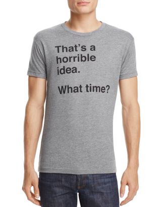 Kid Dangerous Horrible Idea Graphic Tee | Bloomingdale's