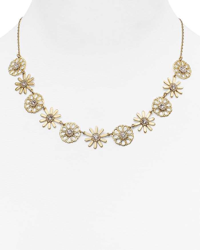 kate spade new york Floral Collar Necklace 16 Bloomingdale s