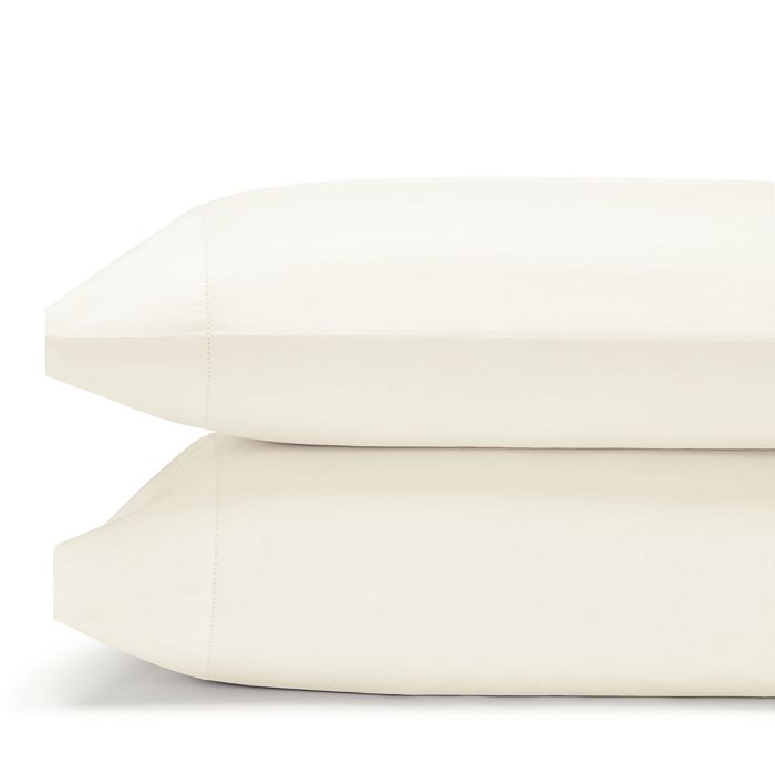Matouk Sierra Hemstitch Standard Pillowcase, Pair In Ivory