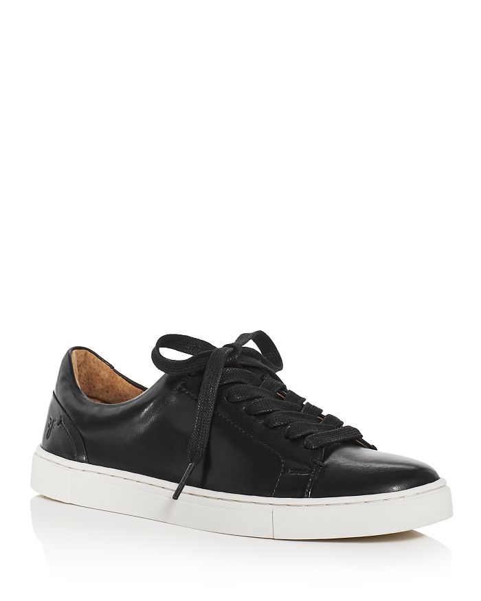 Frye Ivy Lace Up Sneakers In Black