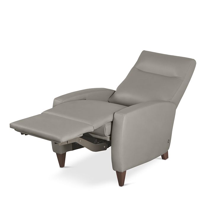 American Leather Eva Comfort Recliner In Dolce Pewter