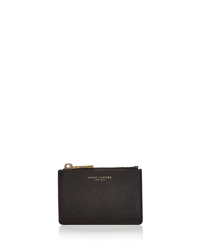 MARC JACOBS Recruit Top Zip Leather Key Pouch | Bloomingdale's