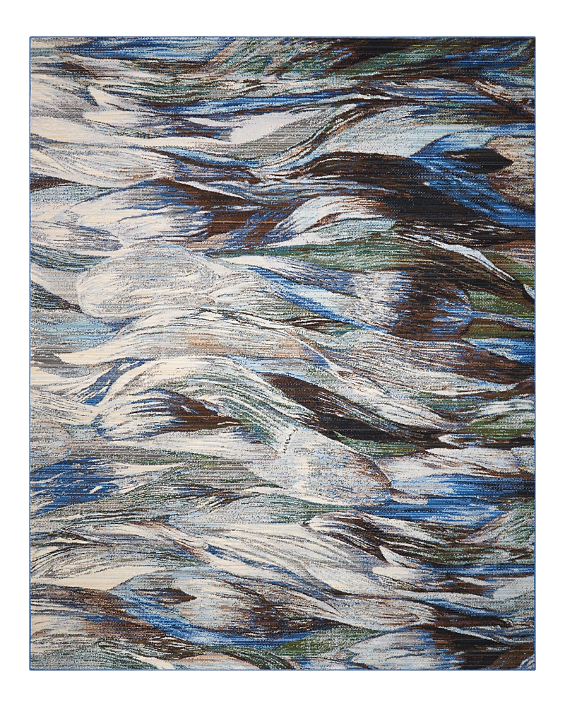 Nourison Chroma Crm01 Area Rug, 5'6 X 8' In Aegean