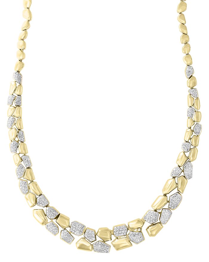 Bloomingdale's Diamond Pebble Necklace In 14k Yellow Gold, 1.70 Ct. T.w. - 100% Exclusive In White/gold