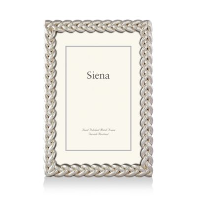 Siena Silver Braid Frame, 4 x 6