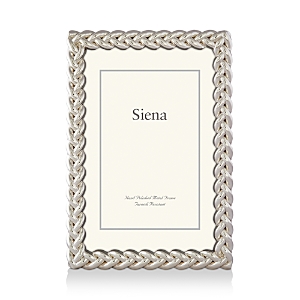 Siena Silver Braid Frame, 4 x 6