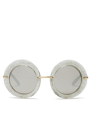 EAN 8053672697414 product image for Dolce & Gabbana Round Mirrored Sunglasses, 50mm | upcitemdb.com