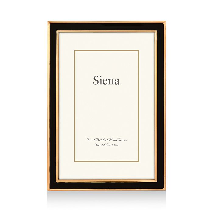 Siena Black Enamel with Gold Frame Back to results - Bloomingdale's
