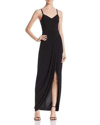 Laundry by Shelli Segal Faux Wrap Gown | Bloomingdale's