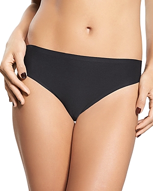 Chantelle Soft Stretch One-size Seamless Thong In Black