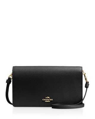 coach foldover crossbody clutch